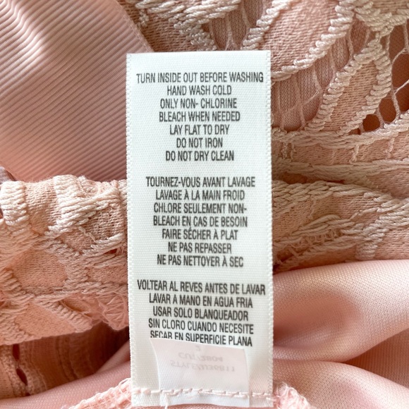 Julia Jordan Pink Lace Dress Size 4 - Picture 11 of 11